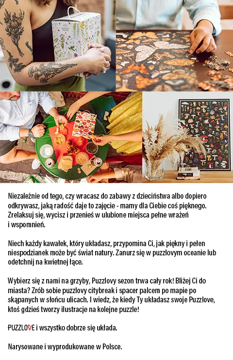Puzzlove — galeria z tekstem