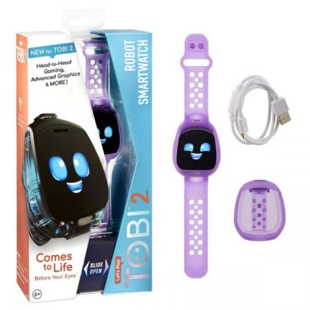 Tobi 2 Robot Smartwatch- Purple zabawka Little Tikes w sklepie TaniaKsiazka. pl