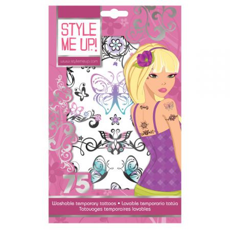 Style me up модные тату прекрасные бабочки (628845011502)